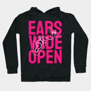Ears Wide Open | Cochlear Implant | Pink Hoodie